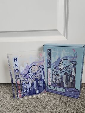 Fairyloot Neon Lies Book Vase NIB